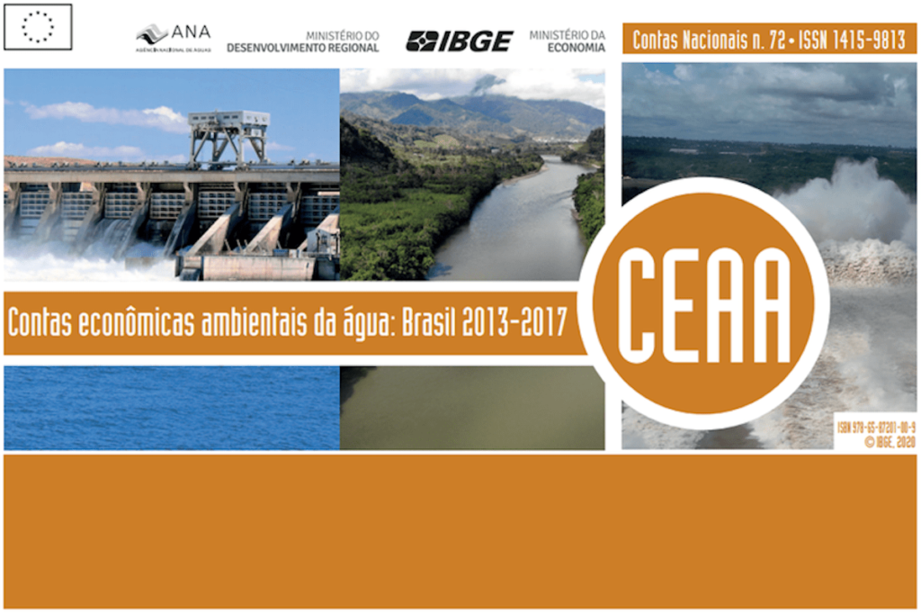 estudo Contas Econômicas Ambientais da Água (CEAA): Brasil 2013-2017 revelou importantes parâmetros hídricos do Brasil quanto à disponibilidade, oferta, consumo e os custos de água de distribuição e serviços de esgoto